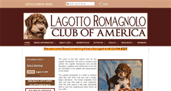 Desktop Screenshot of lagottous.com